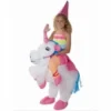 Party Fiesta Aufblasbares Einhorn Kostüm Für Kinder (Einheitsgröße)
