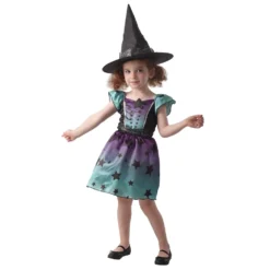 Party Fiesta Kostüm Hexchen Stern Rosa Blau