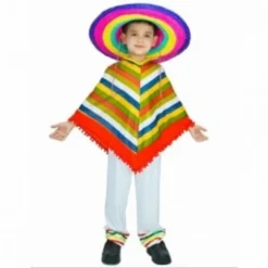 Party Fiesta Kostüm Mexikanischer Poncho