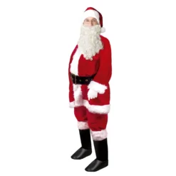 Party Fiesta Kostüm Santa Samt Rot Weihnachten (XXL) -Party Fiesta Geschaft kostum santa samt rot weihnachten xxl 3