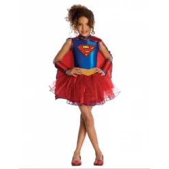 Party Fiesta Kostüm Supergirl Mit Tütü Für Mädchen