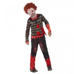 Party Fiesta Kostüm Zombie-Clown Für Jungen